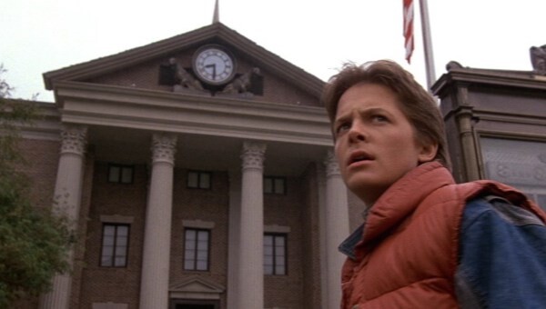 Back To The Future At Courthouse Square Filming Location