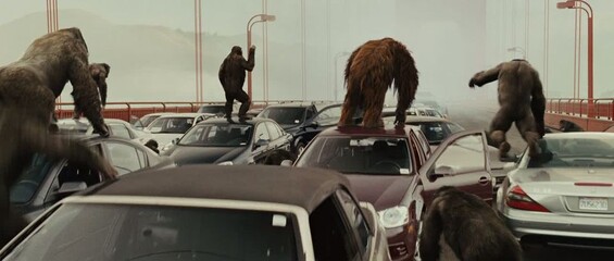 Golden Gate Bridge (Rise of the Planet of the Apes climax) photo 2